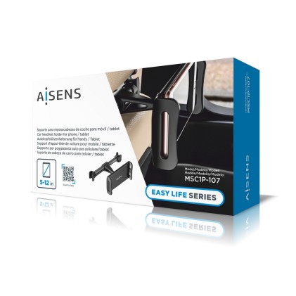 AISENS MSC1P-107 supporto per personal communication Supporto passivo Telefono cellulare/smartphone, Tablet/UMPC Nero