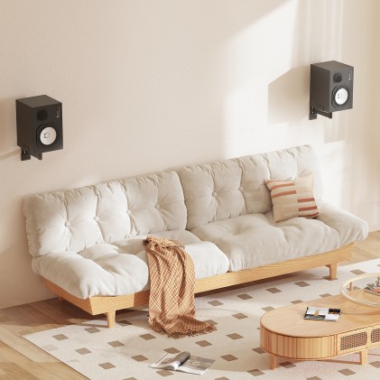 AISENS SPK05U-421 supporto da parete per casse acustiche Acciaio Nero