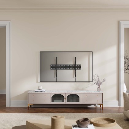 AISENS WT100F-317 Supporto TV a parete 2,54 m (100") Nero