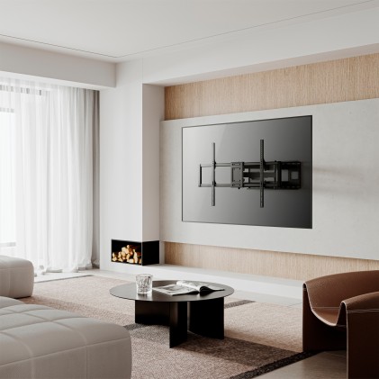 AISENS WT120TSLE-163 Supporto TV a parete 3,05 m (120") Nero