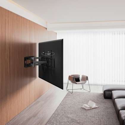 AISENS WT120TSLE-163 Supporto TV a parete 3,05 m (120") Nero