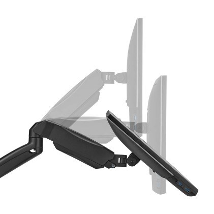 AISENS WT32TSR-225 supporto da tavolo per Tv a schermo piatto 81,3 cm (32") Nero Parete