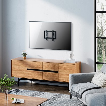 AISENS WT42F-157 Supporto TV a parete 106,7 cm (42") Nero