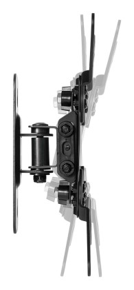 AISENS WT42TSL-273 Supporti a parete per TV 106,7 cm (42") Nero