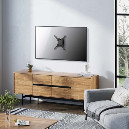 AISENS WT42TSL-273 Supporti a parete per TV 106,7 cm (42") Nero