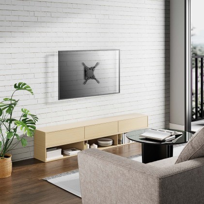 AISENS WT42TSL-273 Supporti a parete per TV 106,7 cm (42") Nero