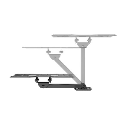 AISENS WT43TSE-411 Supporto TV a parete 109,2 cm (43") Nero