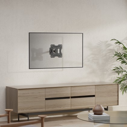 AISENS WT43TSE-411 Supporto TV a parete 109,2 cm (43") Nero