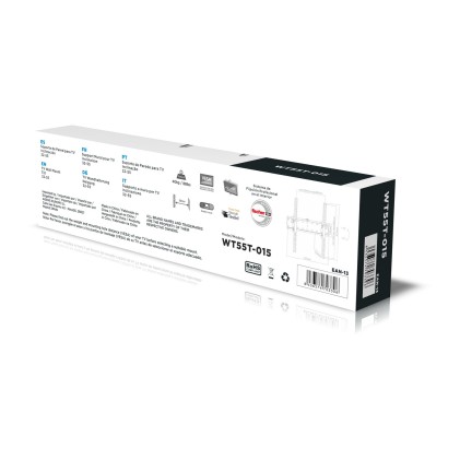 AISENS WT55T-015 Supporto TV a parete 81,3 cm (32") Nero