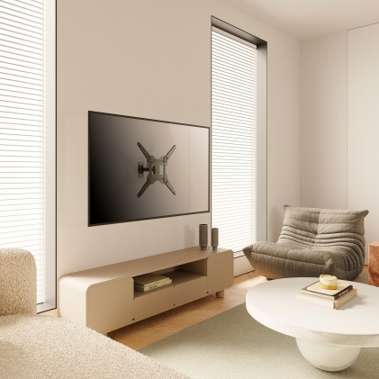 AISENS WT55TSE-151 Supporto TV a parete 139,7 cm (55") Nero