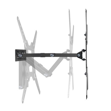 AISENS WT55TSE-153 Supporto TV a parete 139,7 cm (55") Nero