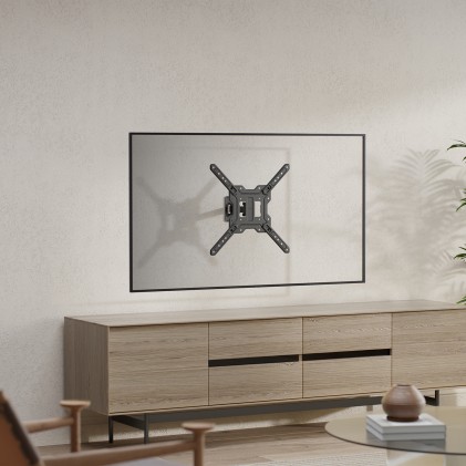 AISENS WT65TSE-415 Supporto TV a parete 165,1 cm (65") Nero