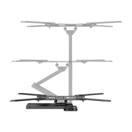 AISENS WT65TSE-417 Supporto TV a parete 165,1 cm (65") Nero