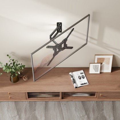 AISENS WT65TSE-417 Supporto TV a parete 165,1 cm (65") Nero