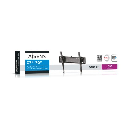 AISENS WT70T-017 Supporto TV a parete 177,8 cm (70") Nero