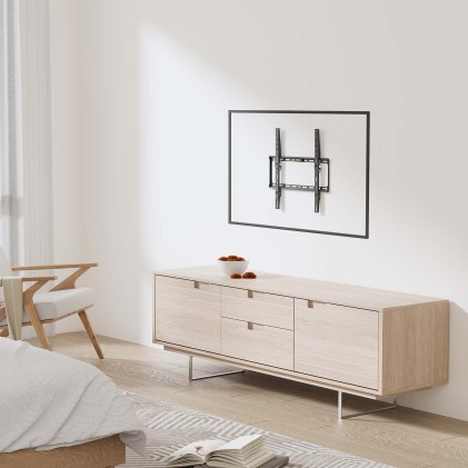 AISENS WT75T-391 Supporto TV a parete 190,5 cm (75") Nero