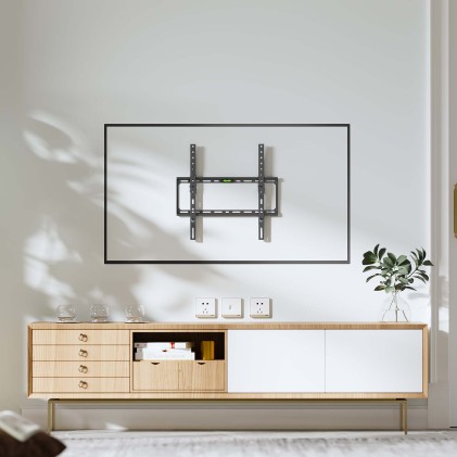 AISENS WT75T-391 Supporto TV a parete 190,5 cm (75") Nero