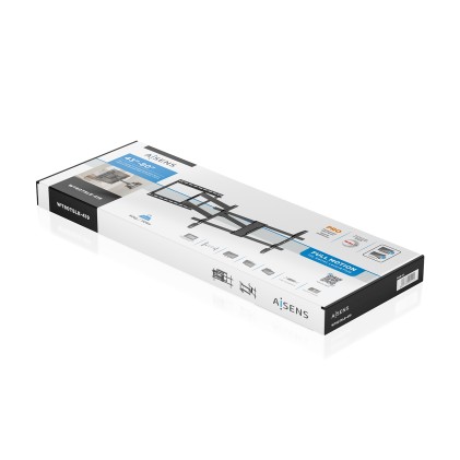 AISENS WT80TSLE-419 Supporto TV a parete 2,03 m (80") Nero