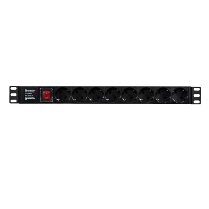 Aiten Data Regleta 8 Schukos para Rack 19" 1U