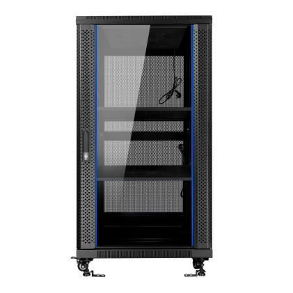 aiten data AI6822 22U Portapacchi a pavimento Nero