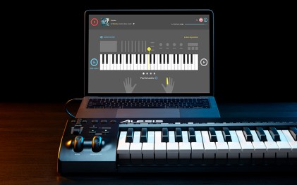 Tastiera Controller Disc Jockey Alesis Q49Mkii Midi Keyboards Black E