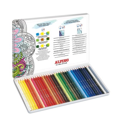 Alpino AL000242 pastello colorato Multicolore 36 pz