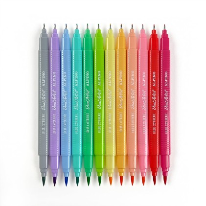 Alpino AR000188 evidenziatore 12 pz Tipo di punta Colori assortiti