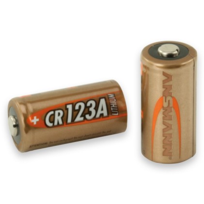 Ansmann Batteria al Litio CR123A da 3V per macchine fotografiche supporta temperature tra -40 e +60 gradi. 1 pezzo (Bulk)