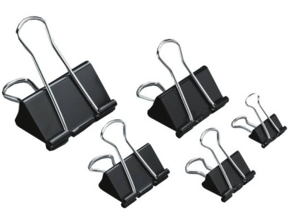 5Star 296883 fermacarte 12 pz Plastica