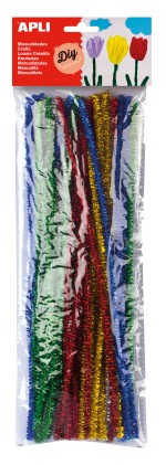 Apli Confezione da 50 Scovolini &Oslash; 6 mm x 300 mm - Colori Assortiti