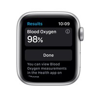 Apple Watch Nike Series 6 Gps, 40Mm Silver Aluminium Case With Pure Platinum/Black Nike Sport Band -