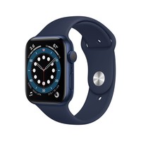 Apple Watch Series 6 Gps 44Mm Blue Aluminium Case With Deep Navy Sport Band
