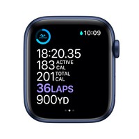 Apple Watch Series 6 Gps 44Mm Blue Aluminium Case With Deep Navy Sport Band