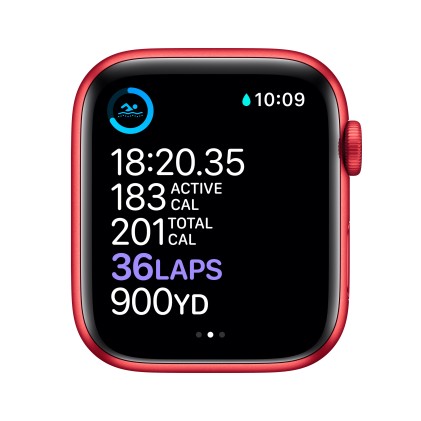 Apple Watch Series 6 Gps 44Mm Product Red Alluminium Case With Sport Band Regular