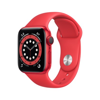 Apple Watch Series 6 Gps+Cellular 40Mm Product Red Alluminium Case With Sport Band Regular