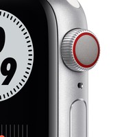 Apple Watch Nike Series 6 Gps + Cellular, 40Mm Silver Aluminium Case With Pure Platinum/Black Nike S