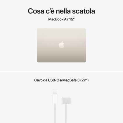 Apple Nb Macbook Air Apple M5 Chip With 10Core Cpu And 10Core Gpu 16Gb 512Gb Ssd 15, Starlight