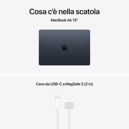 Apple Nb Macbook Air Apple M5 Chip With 10Core Cpu And 10Core Gpu 24Gb 1Tb Ssd 15, Midnight