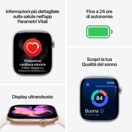 Apple Watch Series 11Gps E Cellular 46Mmslate Titanium Case With Slate Milanese Loop, M/L