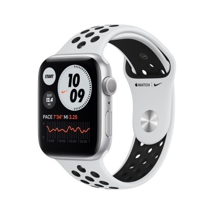 Watch 6 44Mm Gps Silver Alluminium Pure Platinum  Nike Sport Band