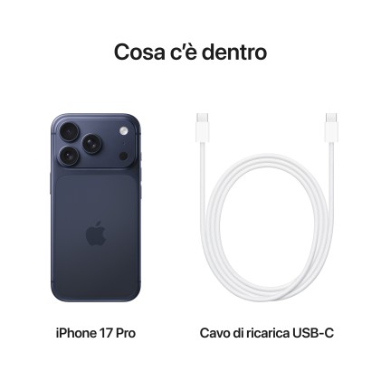 Iphone 17 Pro 256Gb Blu Profondo Deep Blue