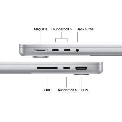 Apple Nb Macbook Pro Apple M5 Pro Chip With 18-Core Cpu And 20-Core Gpu 24Gb 2Tb Ssd 14 - Silver