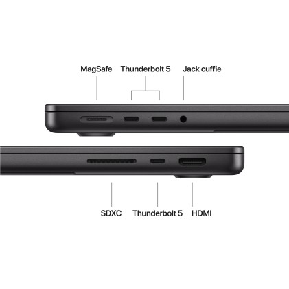 Apple Nb Macbook Pro Apple M5 Max Chip With 18-Core Cpu And 32-Core Gpu 36Gb 2Tb Ssd 14 - Space Bla