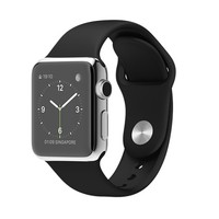 Smartwatch Apple Watch 38mm Stainless Steel Sportarmband black MJ2Y2FD/A