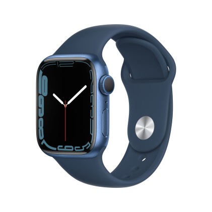 Watch 7 41Mm Gps Blue Alluminium Abyss Blue Sport Band