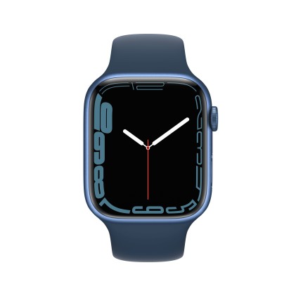 Watch 7 45Mm Gps Blue Alluminium Abyss Blue Sport Band