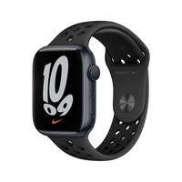 Apple Watch Nike Series 7 Gps 45Mm Midnight Aluminium Case With Anthracite/Black Nike Sport Band - R