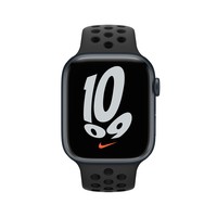Apple Watch Nike Series 7 Gps 45Mm Midnight Aluminium Case With Anthracite/Black Nike Sport Band - R