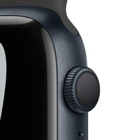 Apple Watch Nike Series 7 Gps 45Mm Midnight Aluminium Case With Anthracite/Black Nike Sport Band - R