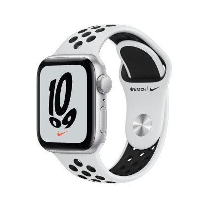 Apple Watch Nike Se Gps 40Mm Silver Aluminium Case With Pure Platinum/Black Nike Sport Band - Regula